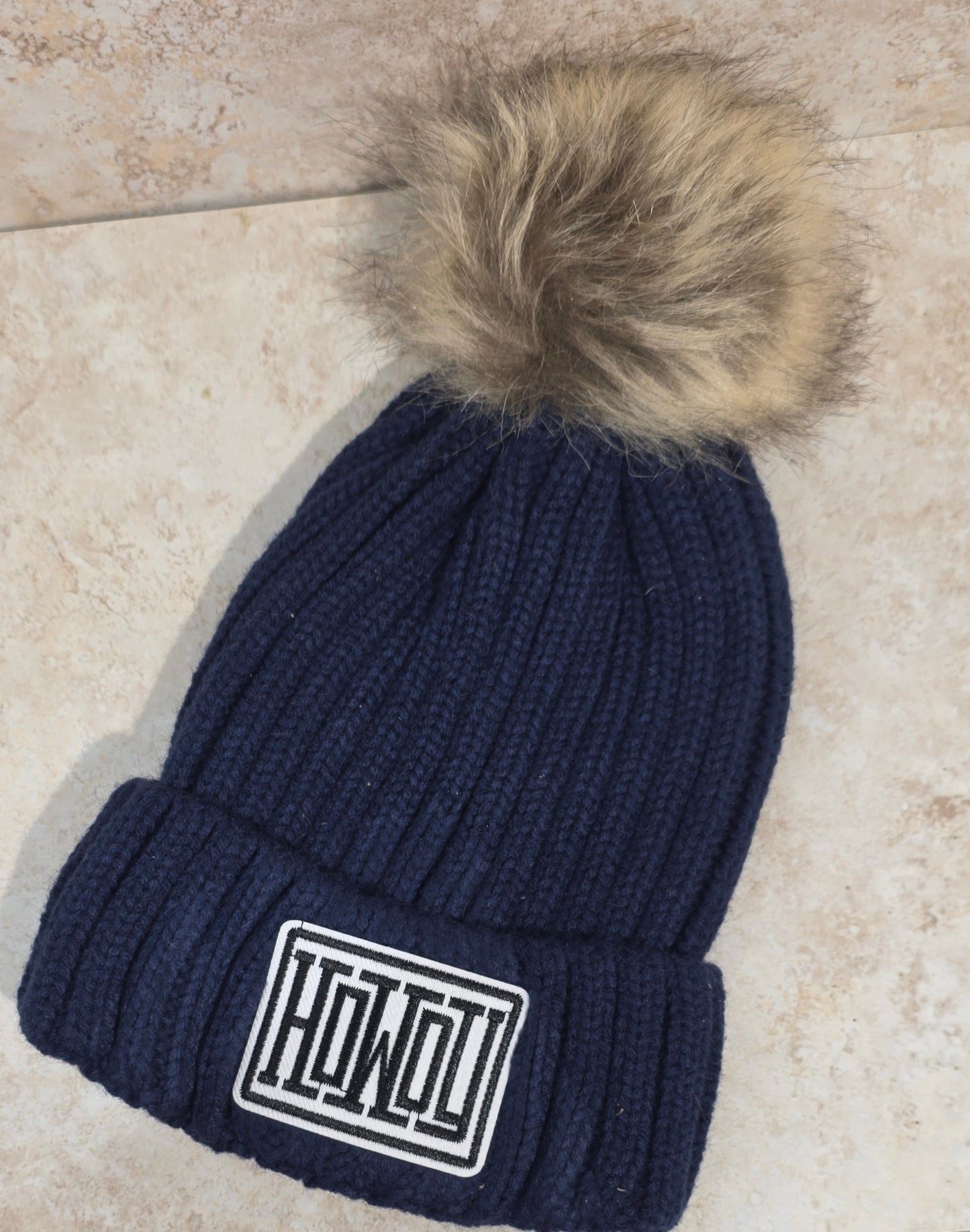 Winter Pom Pom Beanie - Howdy