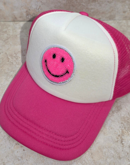 Foam Trucker Cap - Smiley Face
