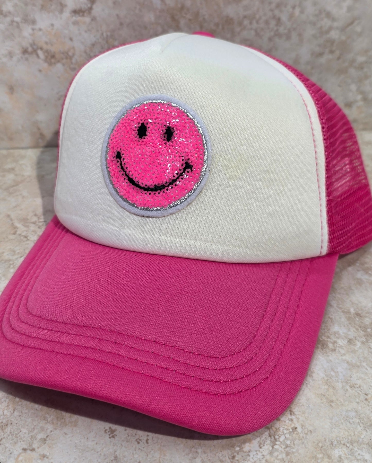 Foam Trucker Cap - Smiley Face