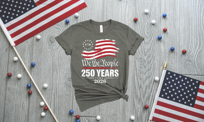 We The People Patriotic Ringspun Cotton Short Sleeve Shirt