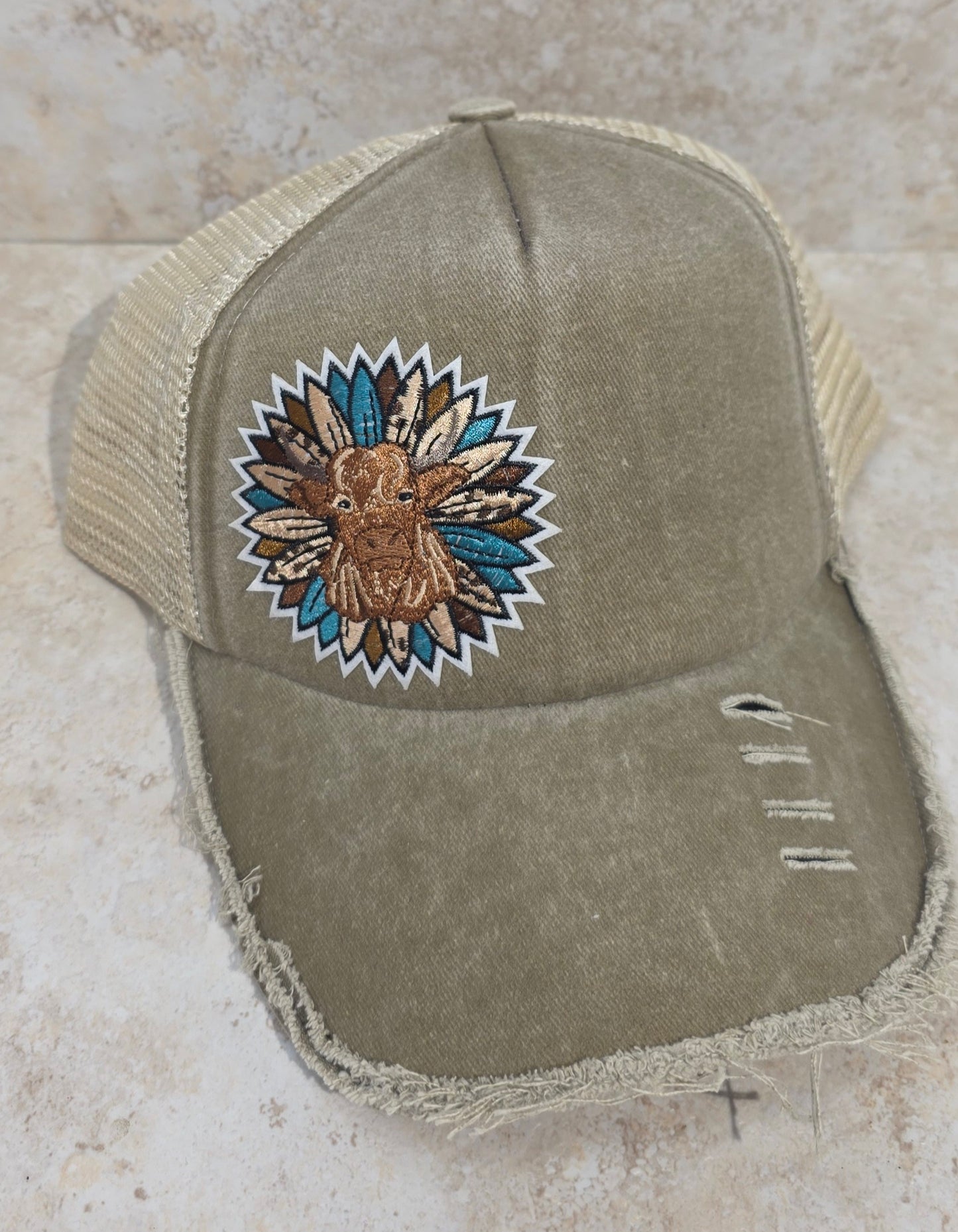 Foam Trucker Cap - Cow