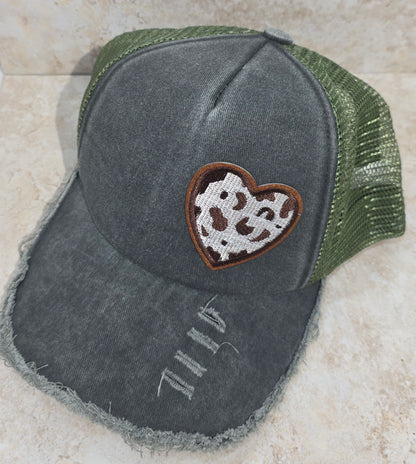 Foam Trucker Cap - Cow Love
