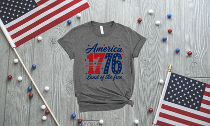 1776 Patriotic Ringspun Cotton Short Sleeve Shirt