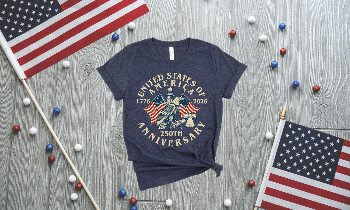 Eagle Patriotic Ringspun Cotton Short Sleeve Shirt