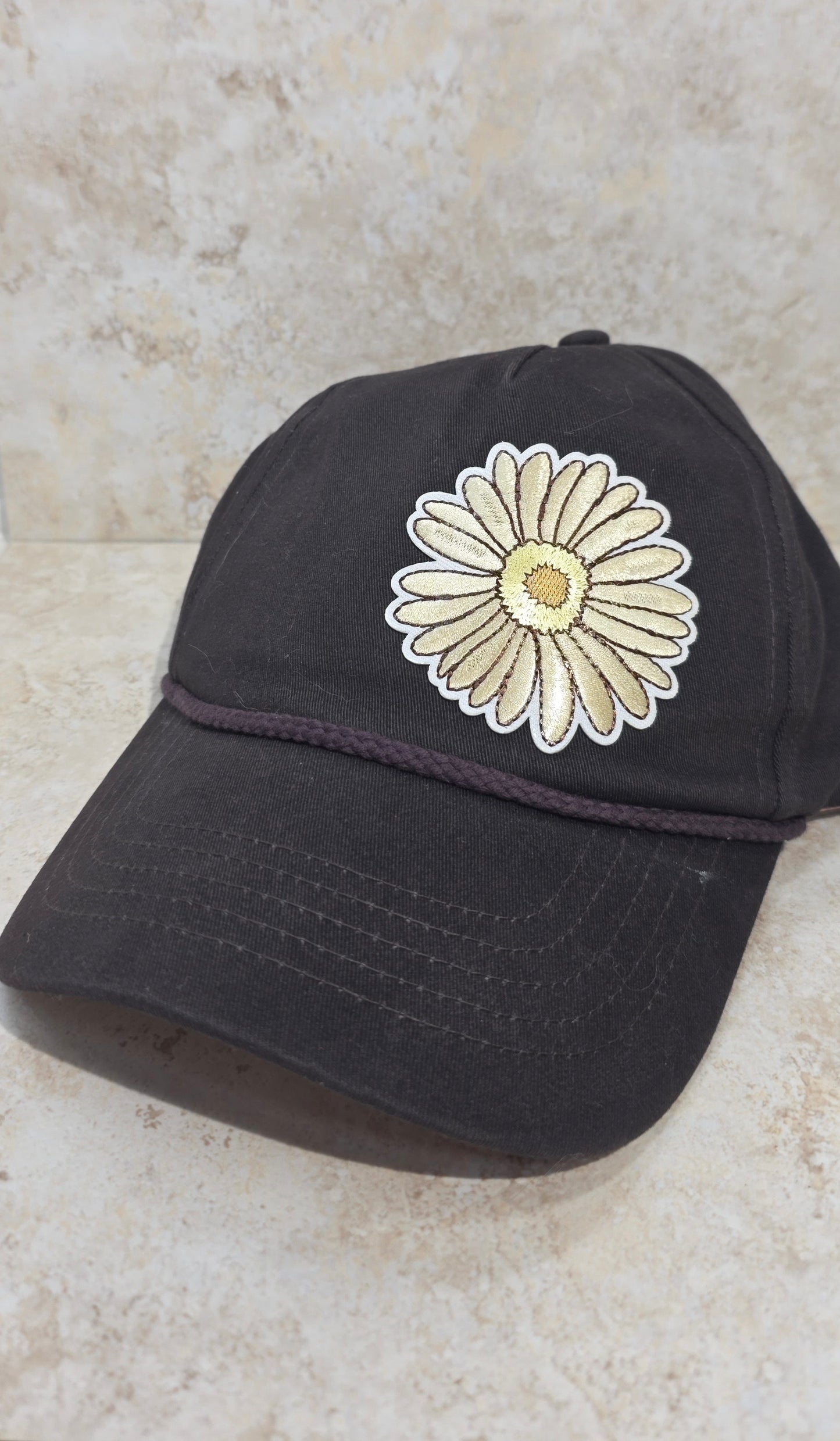 Women's Ponytail Cap - Flower