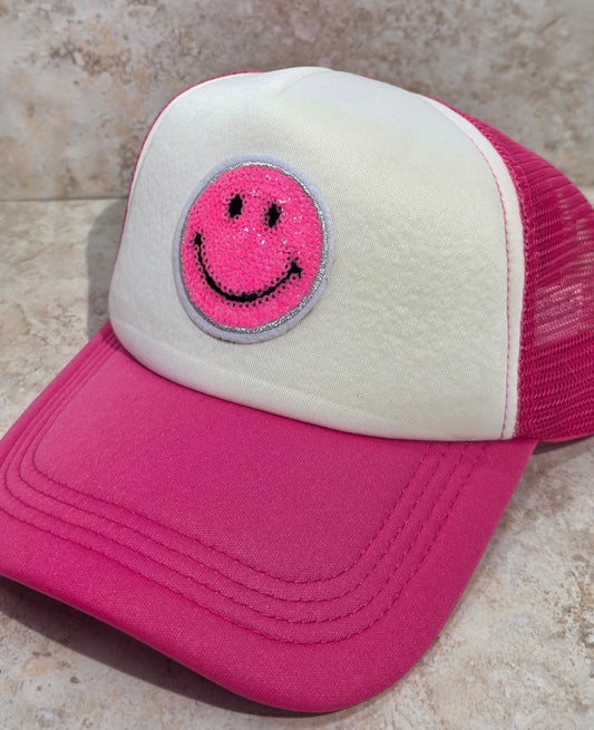 Foam Trucker Cap - Smiley Face