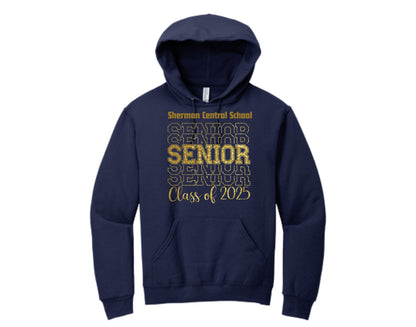 Sherman Central School Seniors 2025 Hooded Sweatshirt - Sweet Pea Designs - Gift Shop