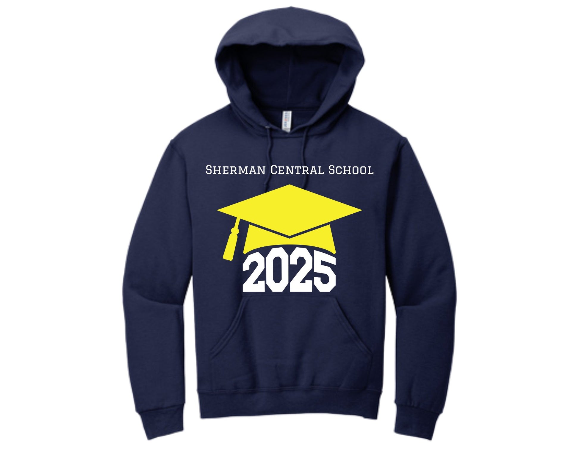 Sherman Central School Seniors 2025 Hooded Sweatshirt - Sweet Pea Designs - Gift Shop