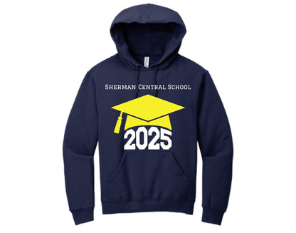 Sherman Central School Seniors 2025 Hooded Sweatshirt - Sweet Pea Designs - Gift Shop