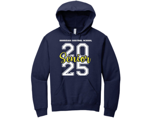 Sherman Central School Seniors 2025 Hooded Sweatshirt - Sweet Pea Designs - Gift Shop