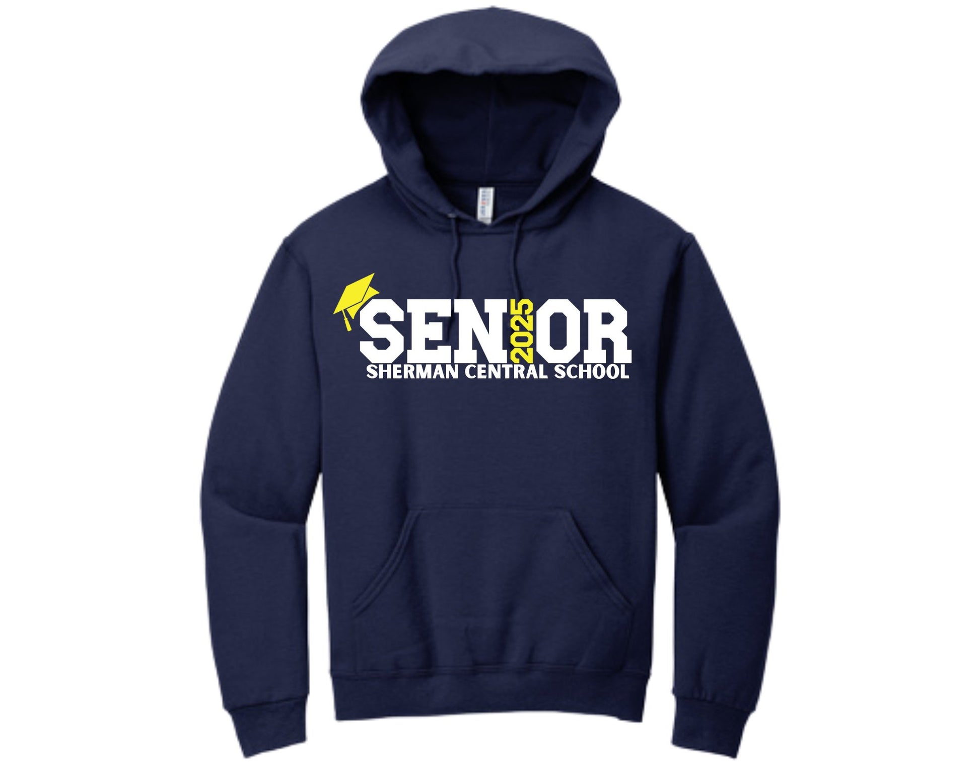 Sherman Central School Seniors 2025 Hooded Sweatshirt - Sweet Pea Designs - Gift Shop