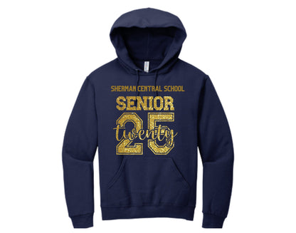 Sherman Central School Seniors 2025 Hooded Sweatshirt - Sweet Pea Designs - Gift Shop