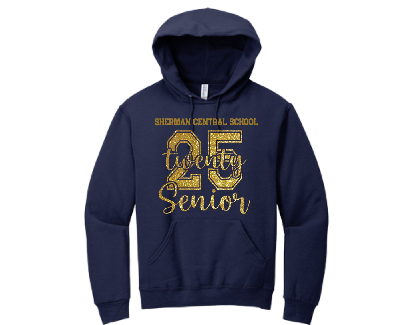 Sherman Central School Seniors 2025 Hooded Sweatshirt - Sweet Pea Designs - Gift Shop