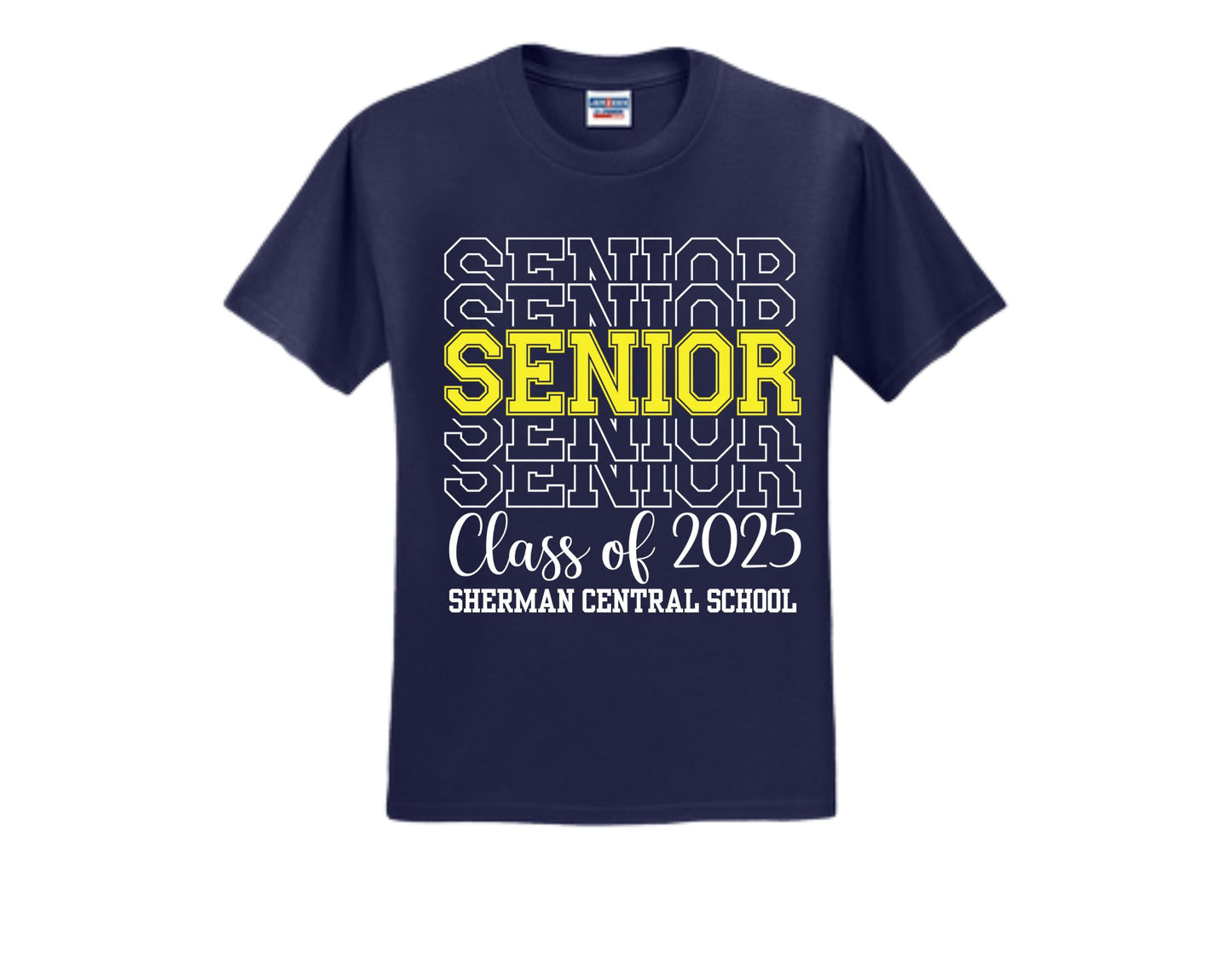 Sherman Central School Seniors 2025 Short Sleeve Shirt - Sweet Pea Designs - Gift Shop