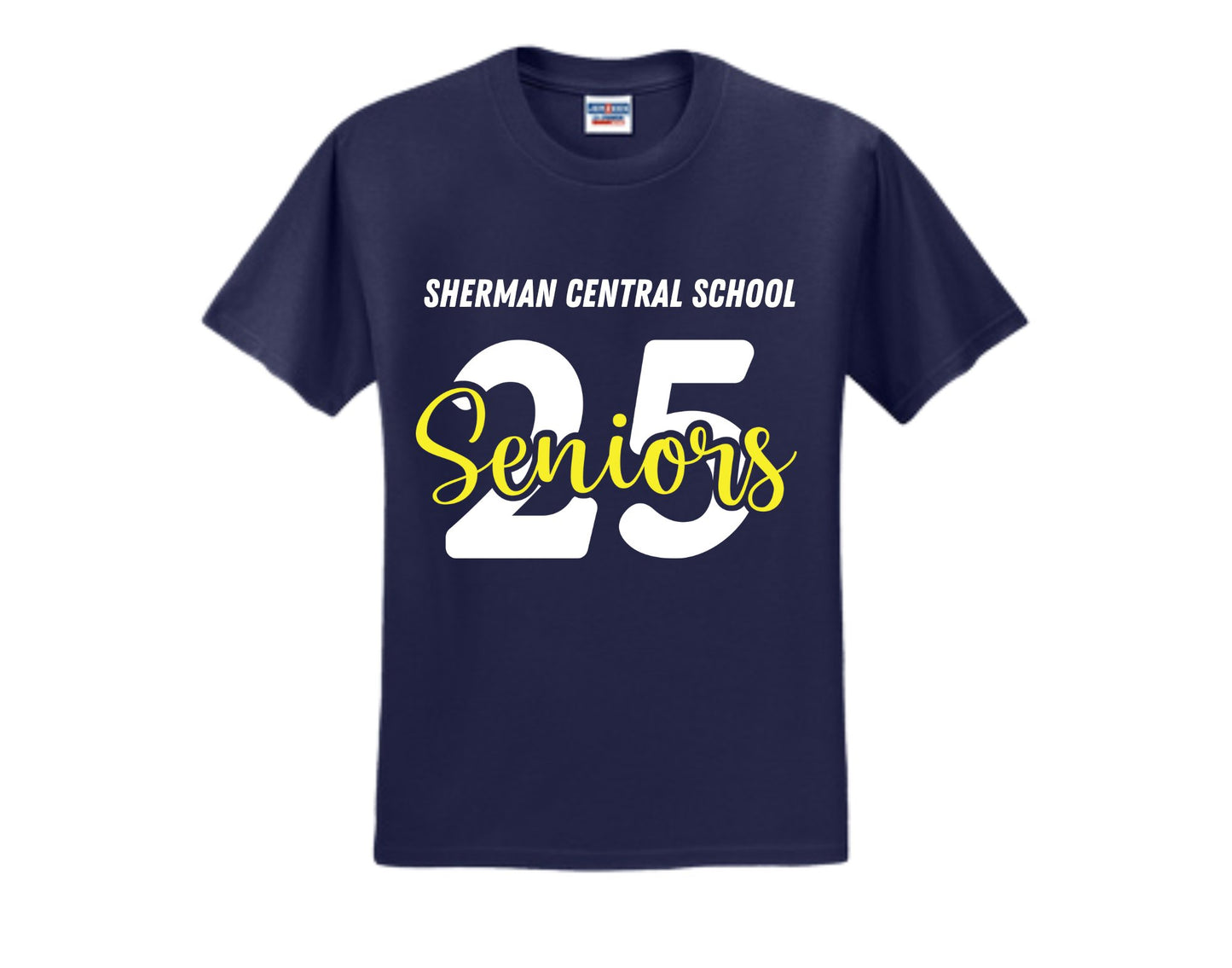 Sherman Central School Seniors 2025 Short Sleeve Shirt - Sweet Pea Designs - Gift Shop