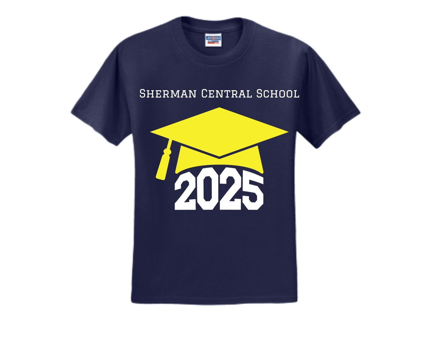 Sherman Central School Seniors 2025 Short Sleeve Shirt - Sweet Pea Designs - Gift Shop