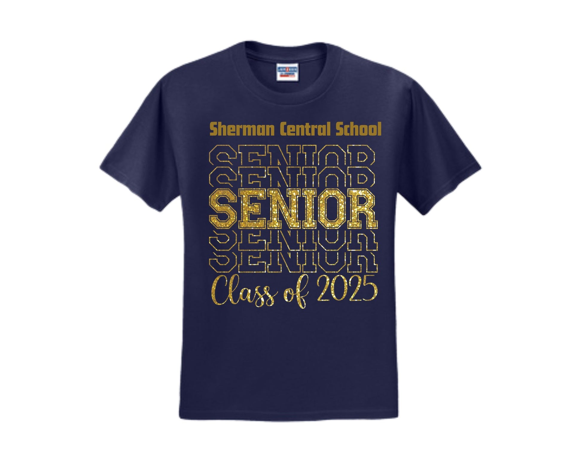 Sherman Central School Seniors 2025 Short Sleeve Shirt - Sweet Pea Designs - Gift Shop