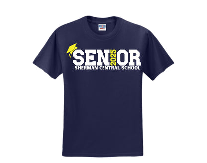 Sherman Central School Seniors 2025 Short Sleeve Shirt - Sweet Pea Designs - Gift Shop