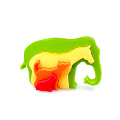 Silicone Nesting Animal Puzzle - Sweet Pea Designs - Gift Shop