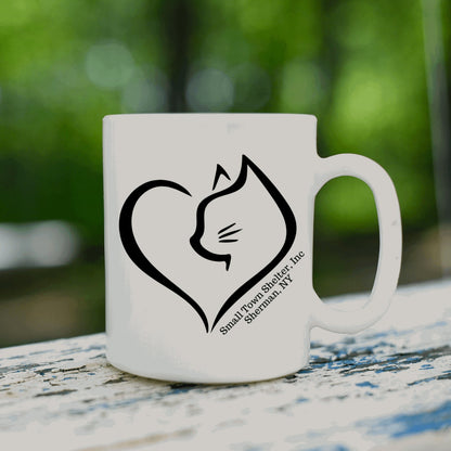 Small Town Shelter Fundraiser Coffee Mug - 11 oz. - Sweet Pea Designs - Gift Shop