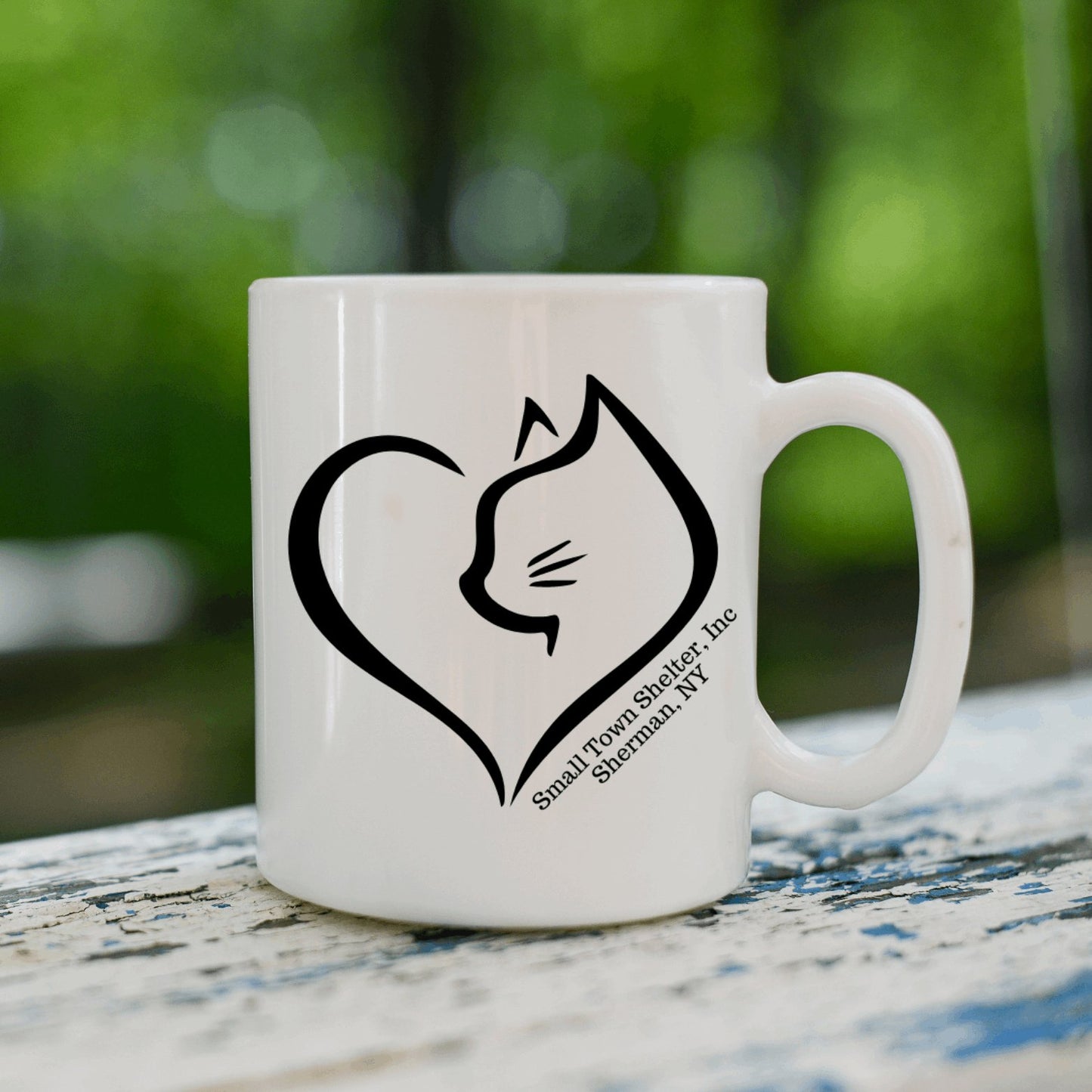 Small Town Shelter Fundraiser Coffee Mug - 11 oz. - Sweet Pea Designs - Gift Shop