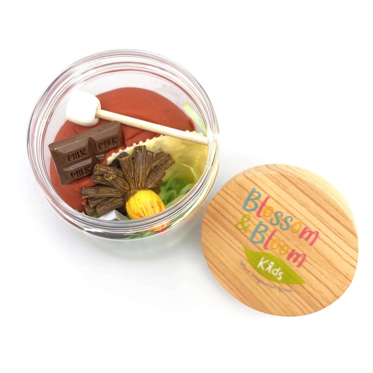 S'mores fun, Playdough Jar - Sweet Pea Designs - Gift Shop
