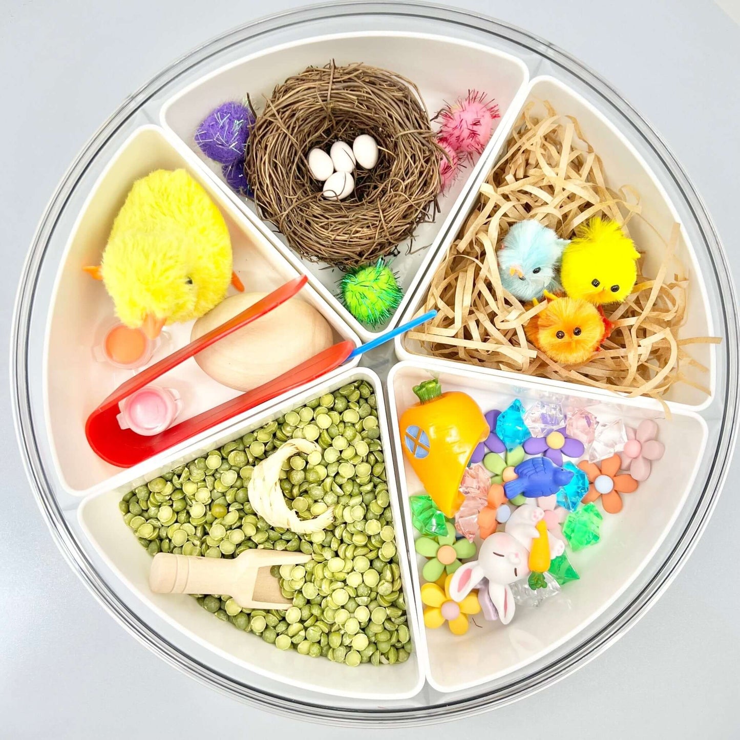 Spring Garden, Play Set with Lentils - Sweet Pea Designs - Gift Shop
