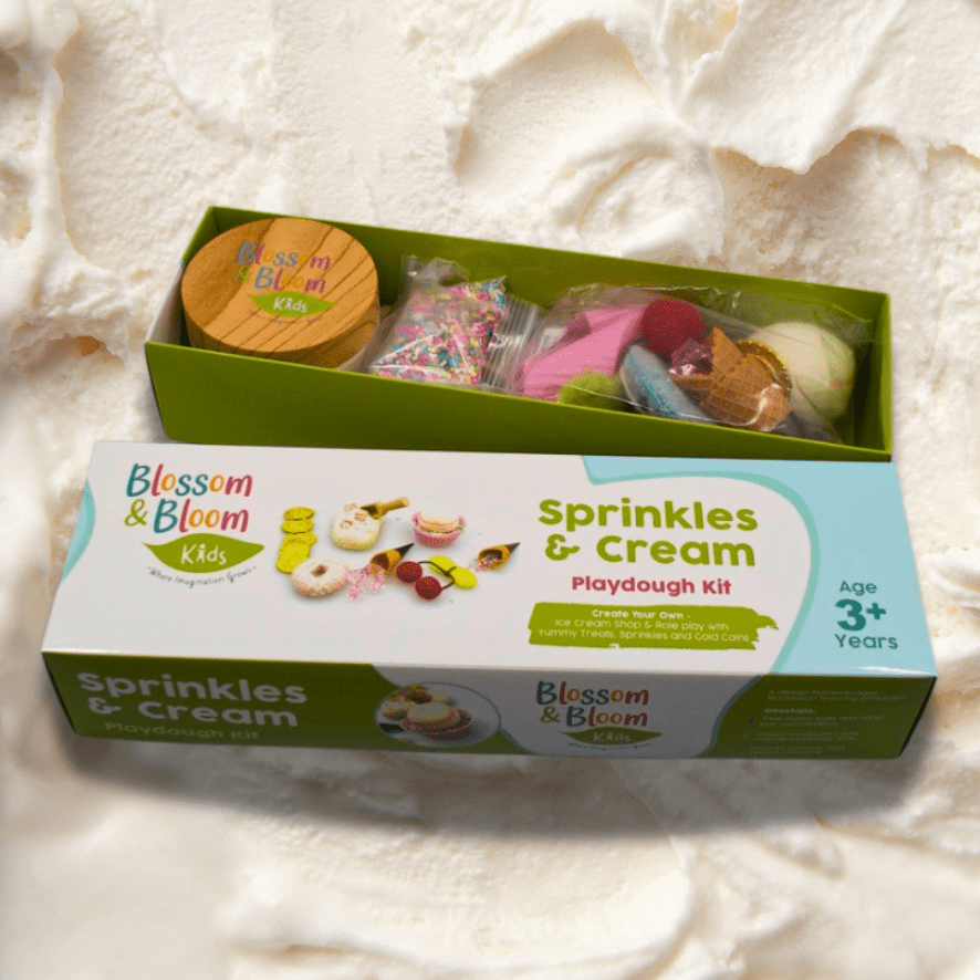 Sprinkles & Cream, Ice Cream Shop Playdough Kit - Sweet Pea Designs - Gift Shop