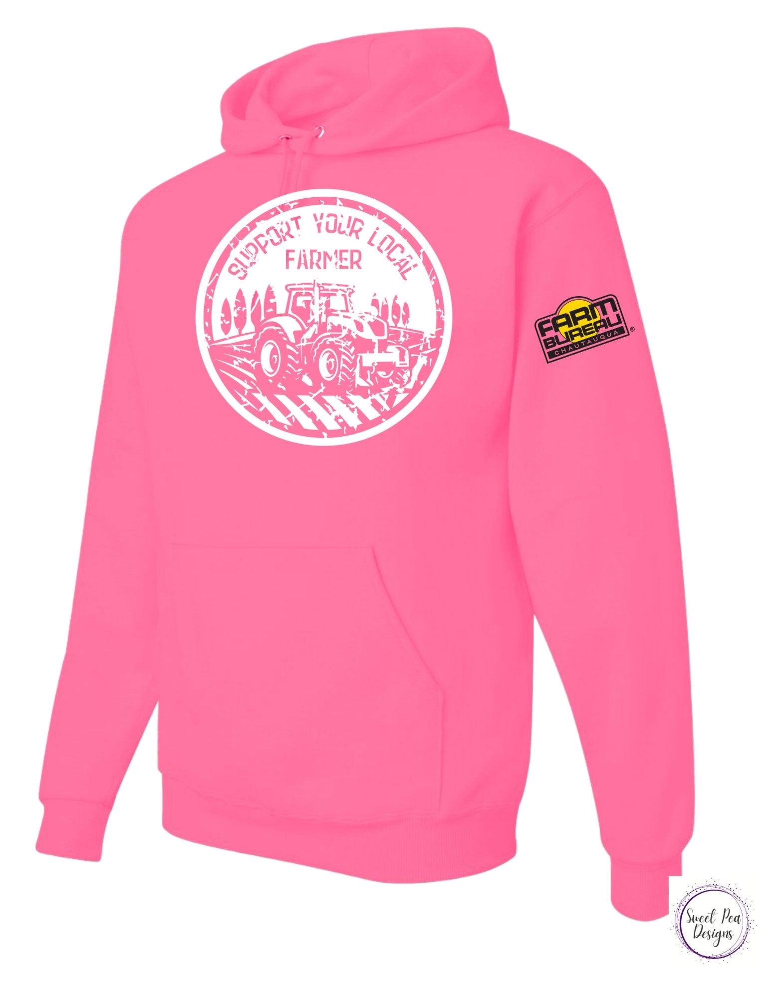 Support Your Local Farmer Cotton Sweatshirt - Sweet Pea Designs - Gift Shop