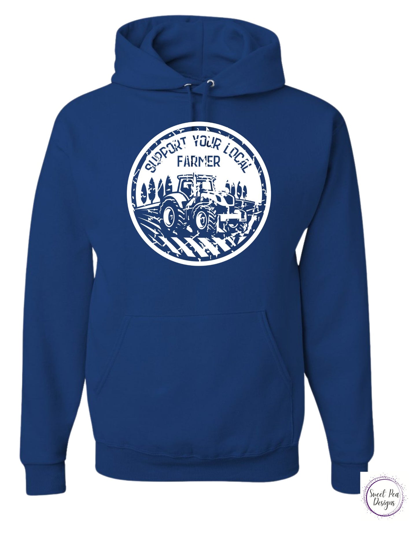 Support Your Local Farmer Cotton Sweatshirt - Sweet Pea Designs - Gift Shop