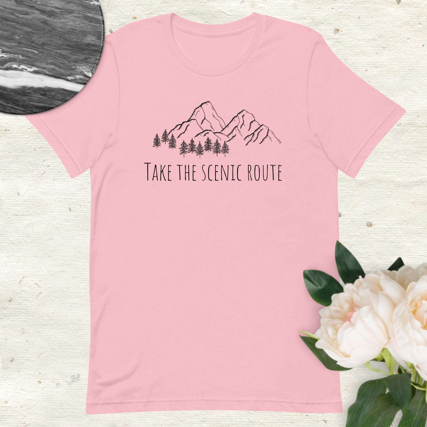 Take The Scenic Route Ringspun Short Sleeve Shirt - Sweet Pea Designs - Gift Shop