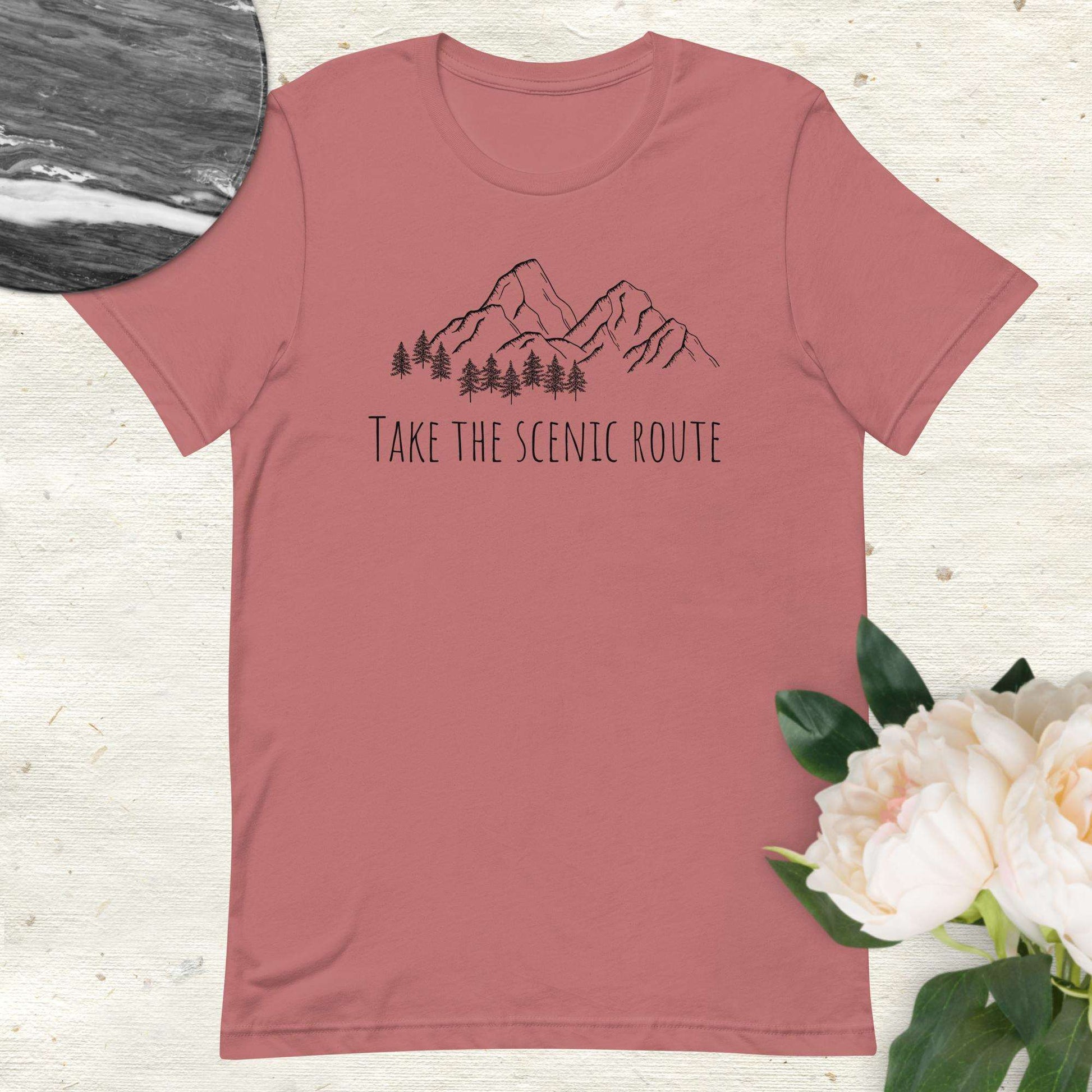 Take The Scenic Route Ringspun Short Sleeve Shirt - Sweet Pea Designs - Gift Shop