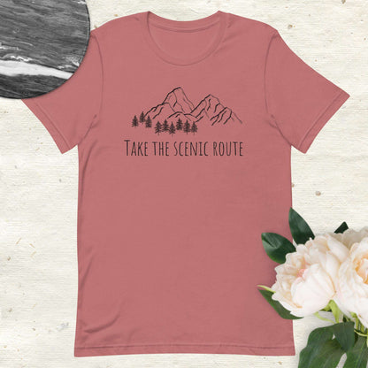 Take The Scenic Route Ringspun Short Sleeve Shirt - Sweet Pea Designs - Gift Shop