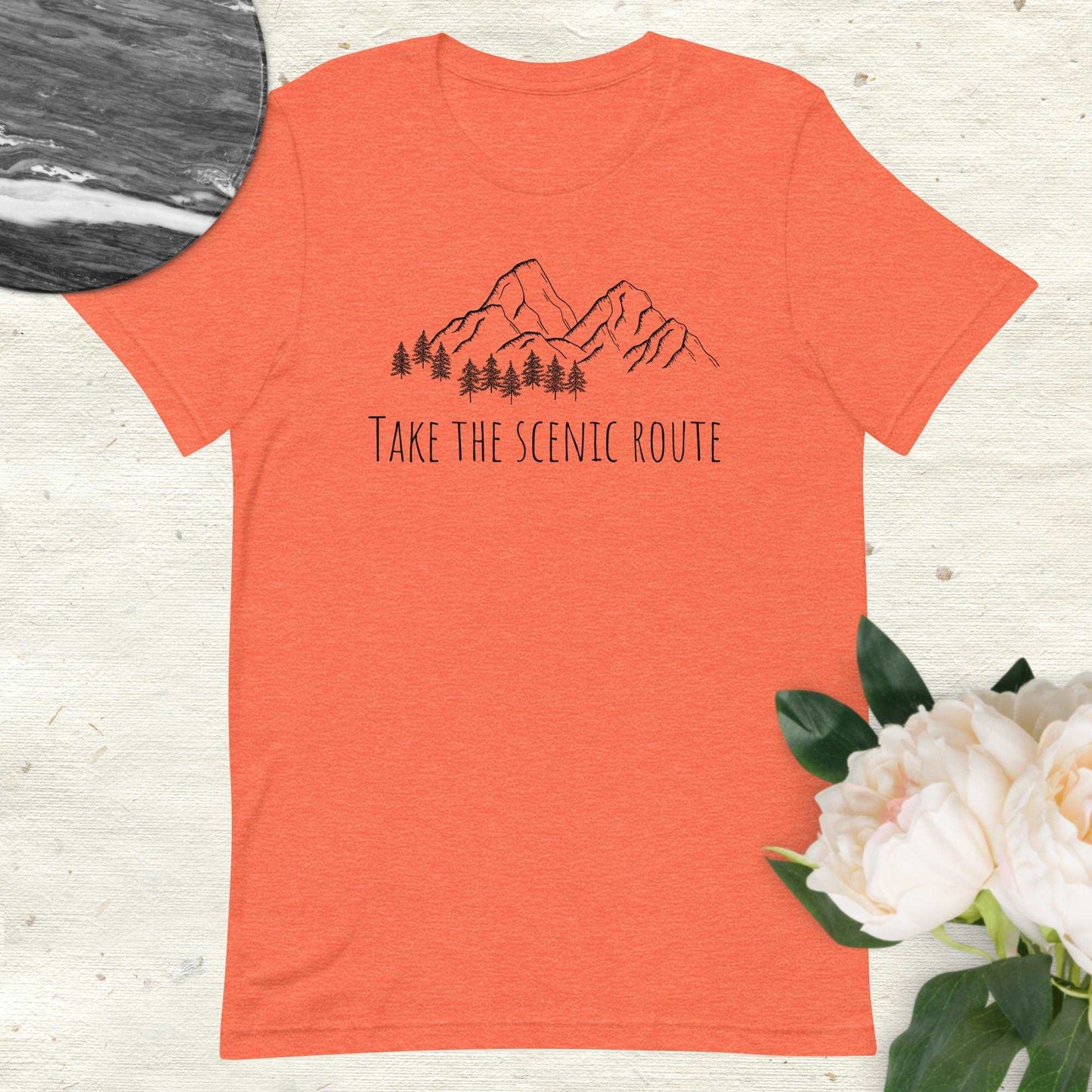 Take The Scenic Route Ringspun Short Sleeve Shirt - Sweet Pea Designs - Gift Shop