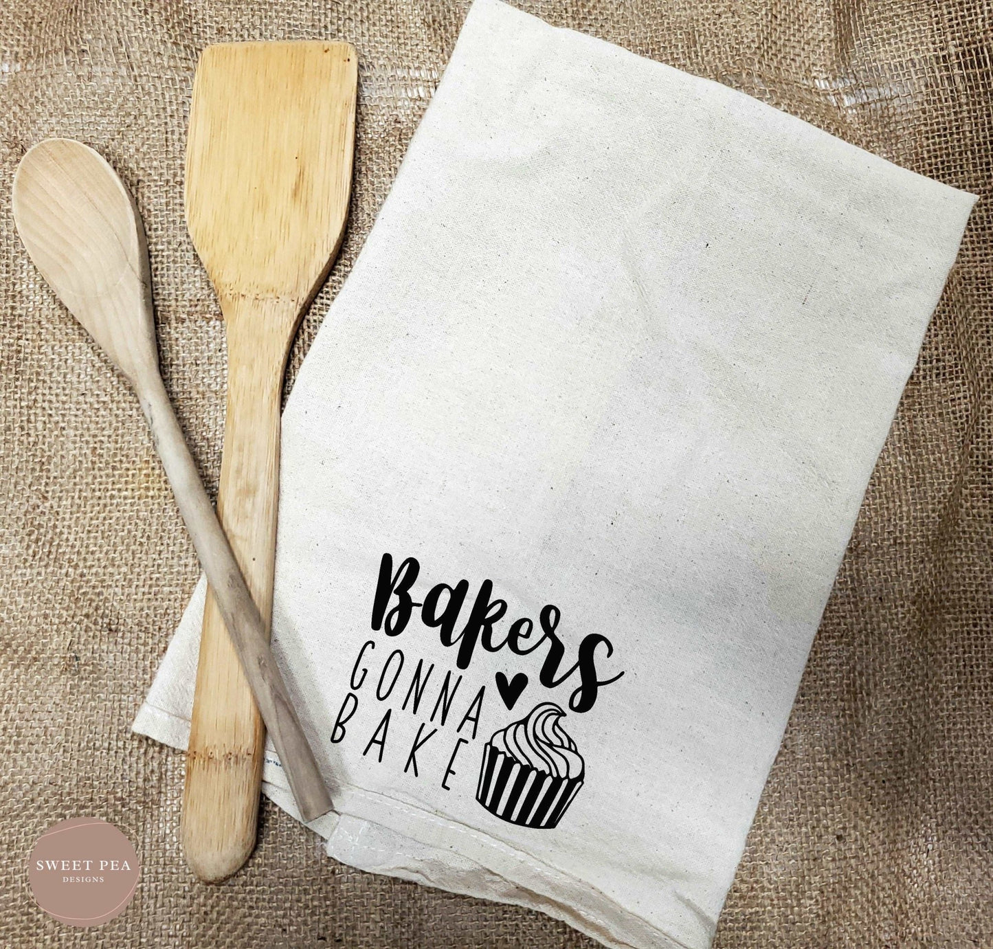 Tea Towel - Bakers Gonna Bake - Sweet Pea Designs - Gift Shop