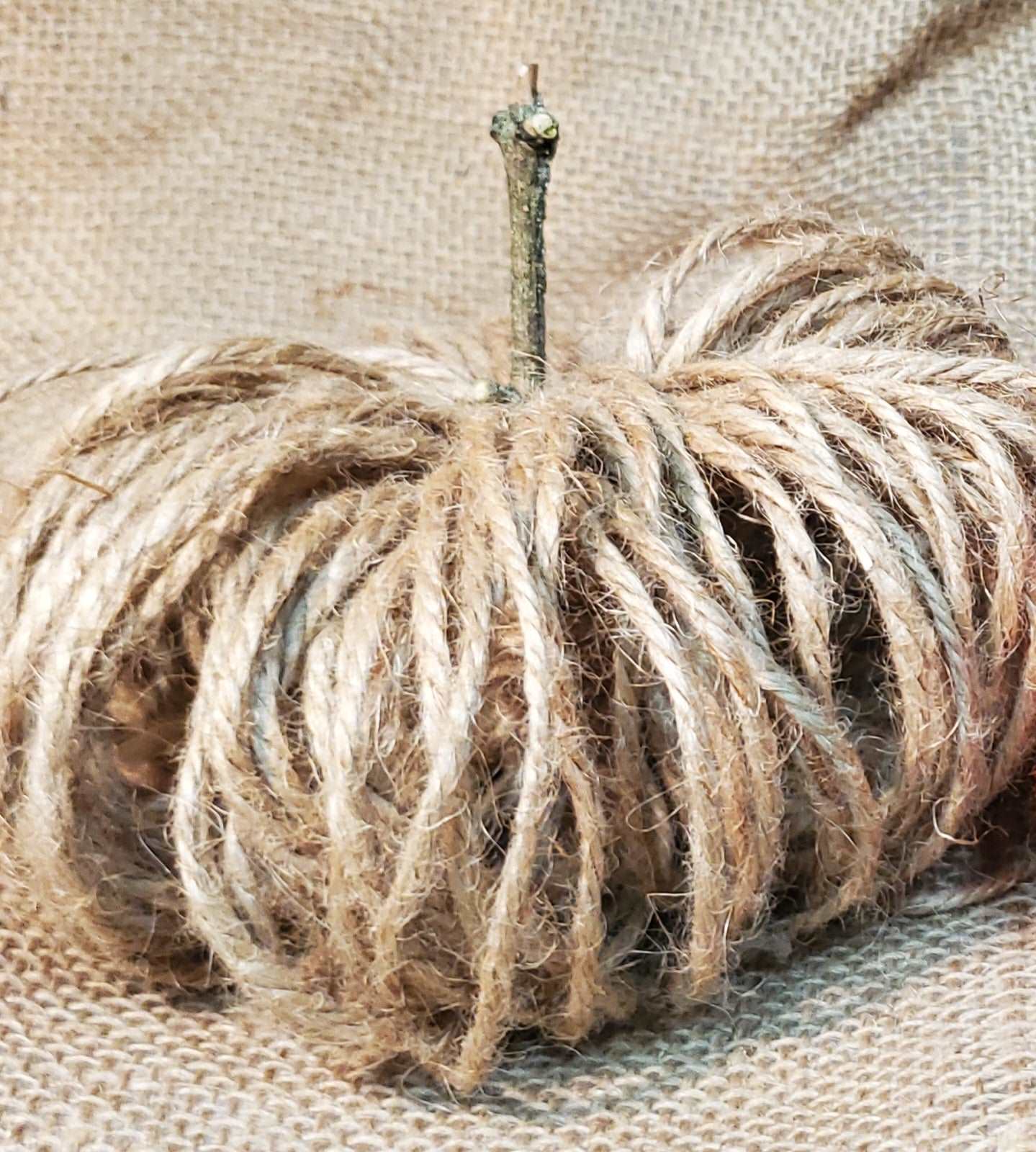 Twine or Yarn Pumpkin Decor - Sweet Pea Designs - Gift Shop