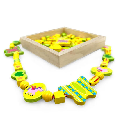 Wooden Bead Unicorn Necklace - Sweet Pea Designs - Gift Shop